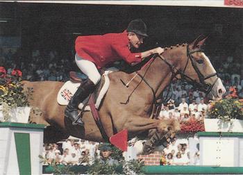 1995 Collect-A-Card Equestrian #76 Malcolm Pyrah / Towerlands Anglezark Front